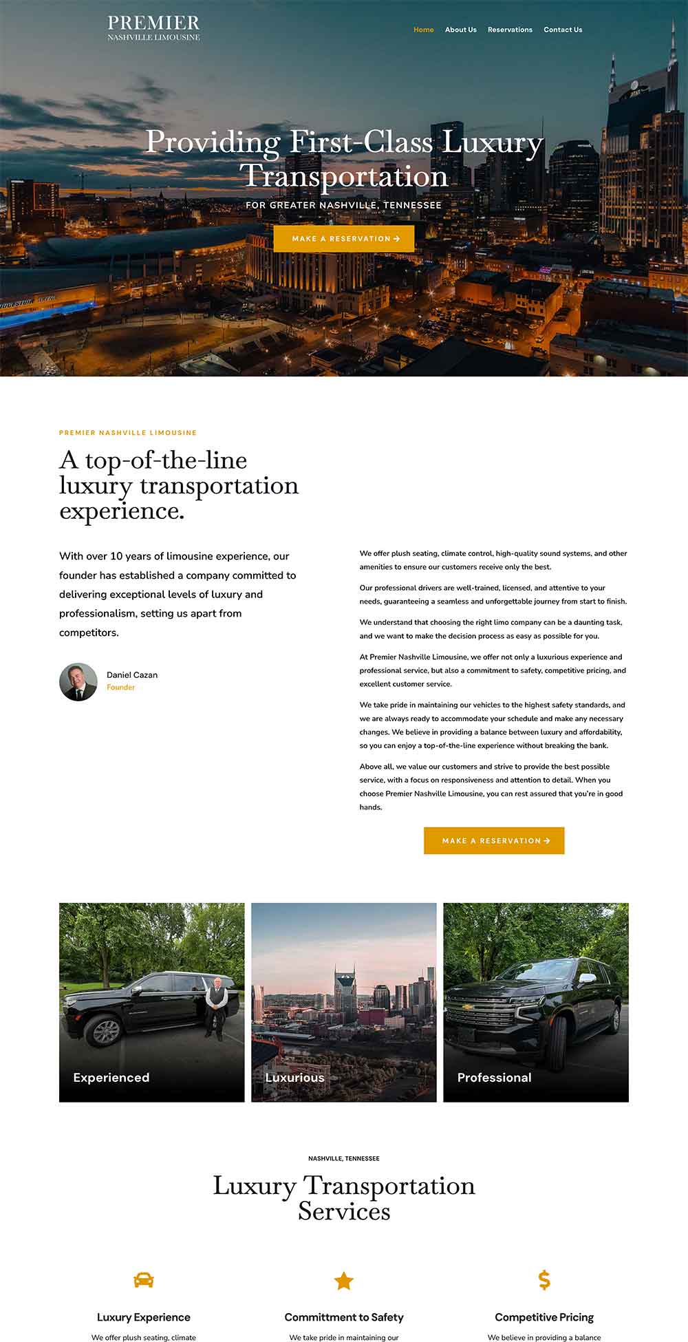 franklin-tn-website-design-limo