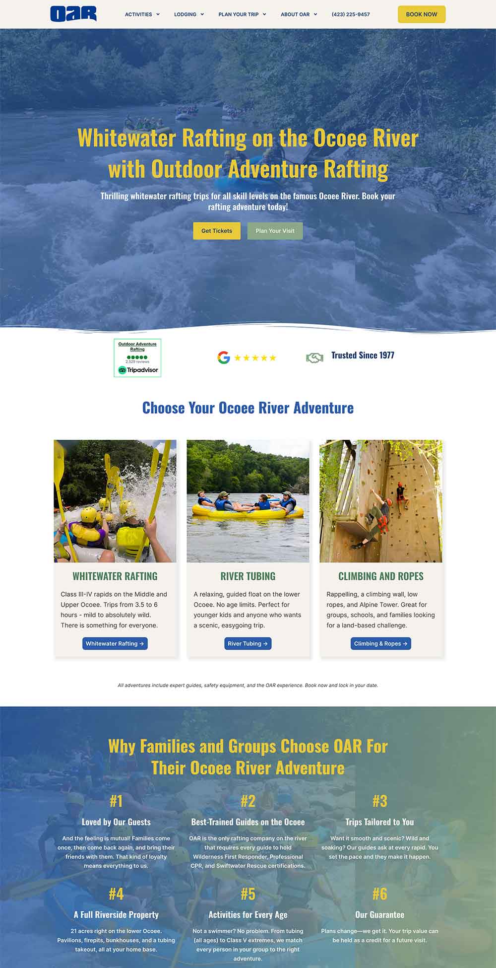 best ocoee river rafting company